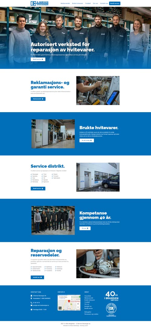 Ny nettside for E-Service Stavanger