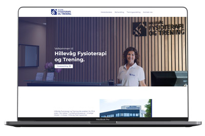 Nettsider for Hillevåg Fysioterapi og Trening