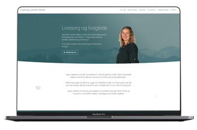 Nettsider for Psykolog Janette Røseth