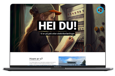 Nettside for å nå lærlingen innen elektrofaget